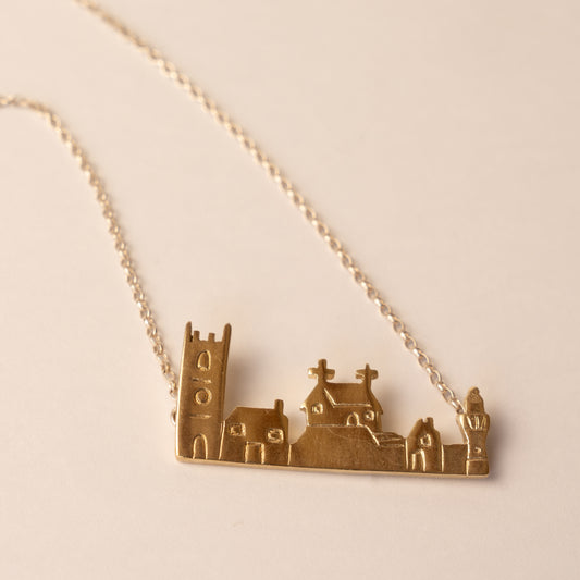 St. Ives Skyline Gold Plated Necklace
