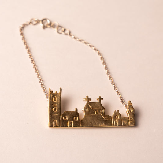St. Ives Skyline Gold Plated Bracelet
