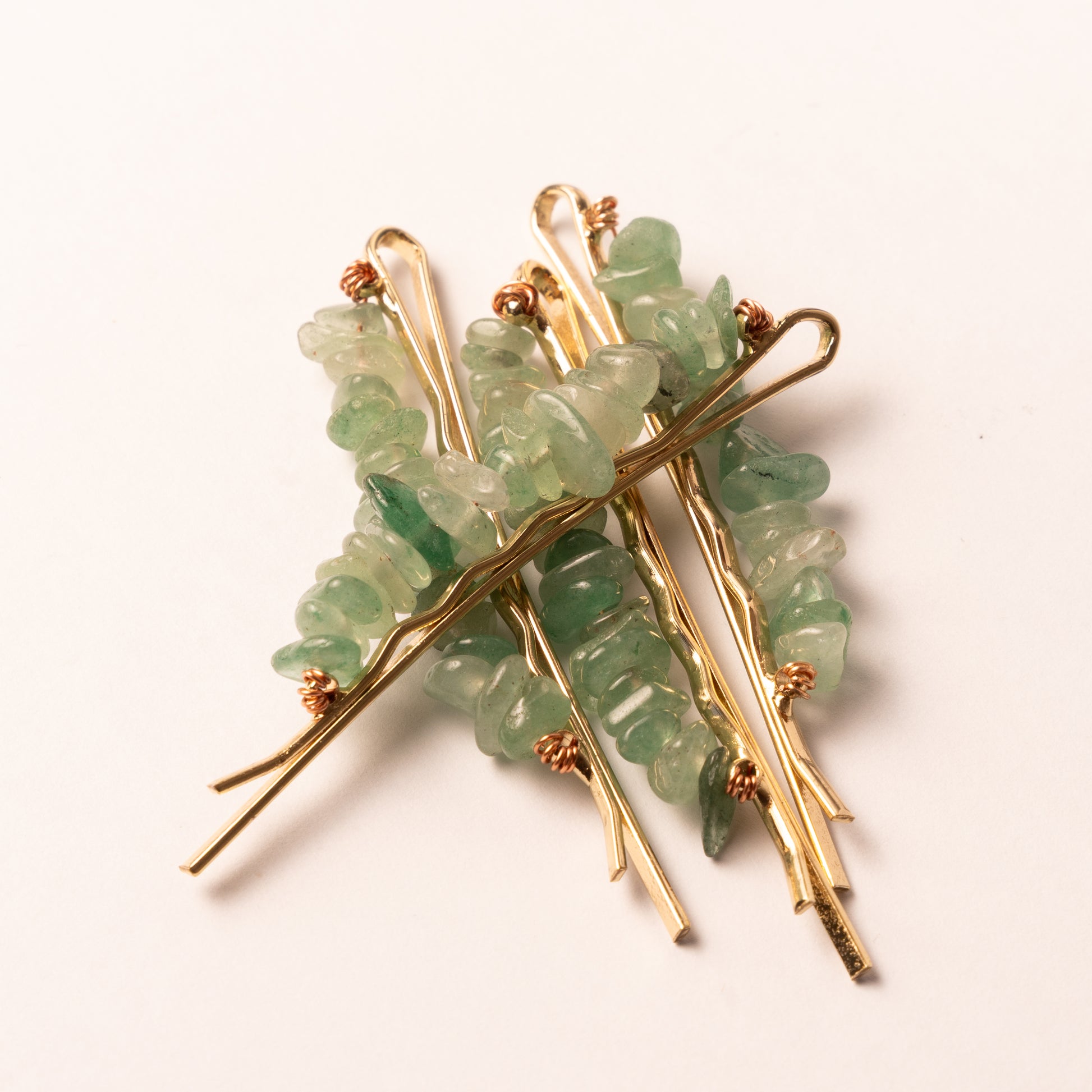 Confidence Aventurine Hair Clips - The St. Ives Co.
