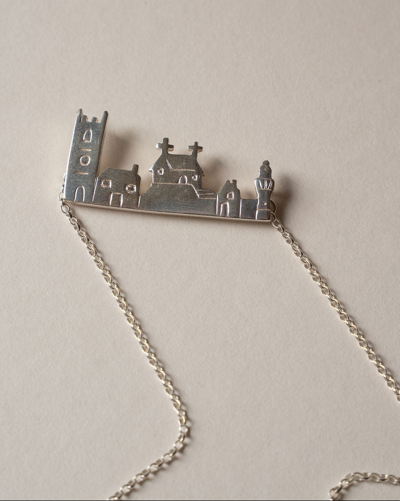 St.Ives Skyline Silver Necklace - The St. Ives Co.
