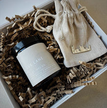 Load image into Gallery viewer, St. Ives Skyline Necklace &amp; Love Lane Candle Hamper
