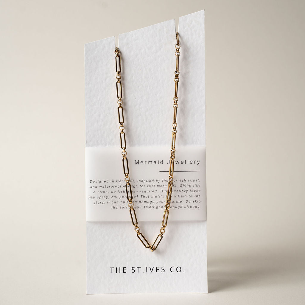 Gold Mermaid Gwenver Necklace