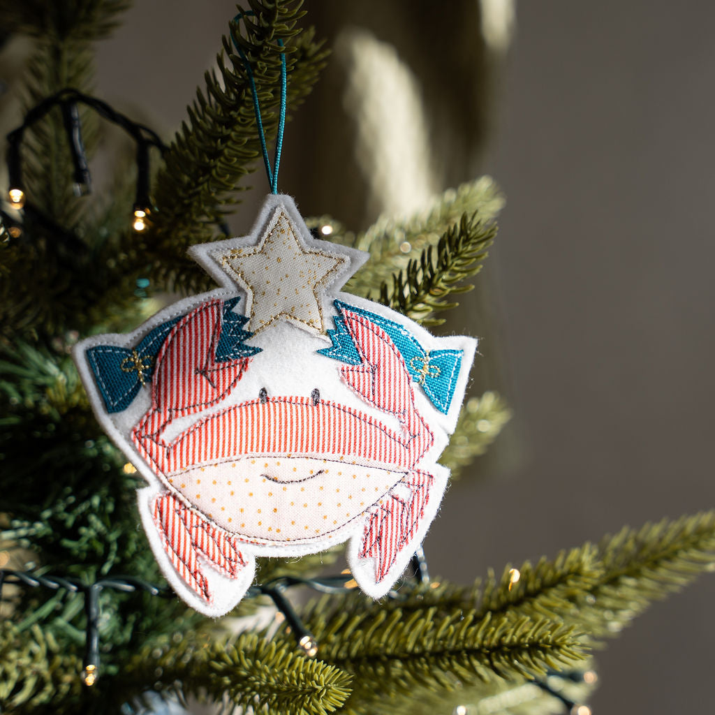 Crab Christmas decoration
