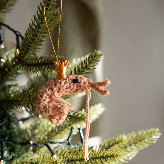 Christmas King Prawn Decoration