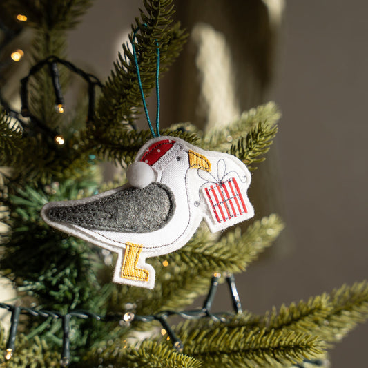 Seagull Christmas Decoration
