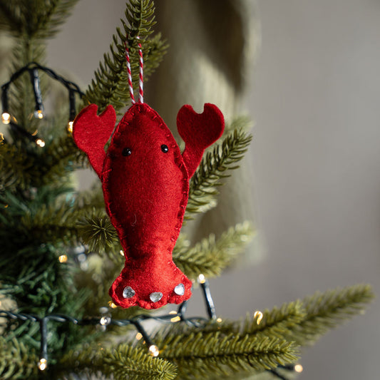 Lobster Christmas Decoration