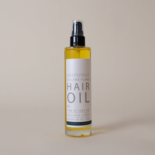 Hair oil- Grapefruit & Ylang Yang made in St Ives Cornwall- Natural product, 