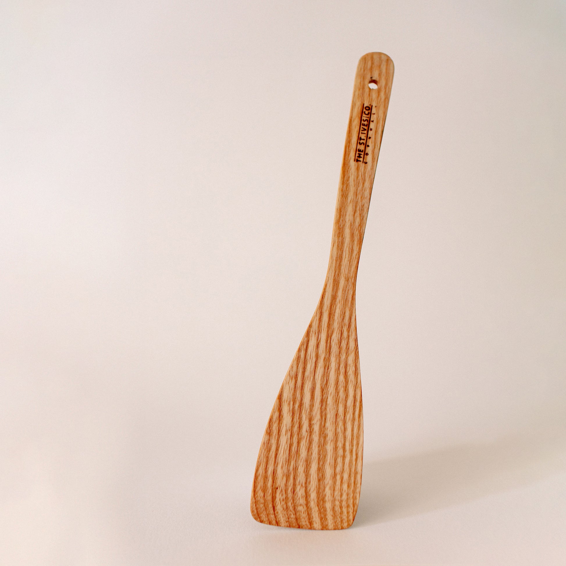 hand crafted wooden spatula by st Ives Woodcraft for The St Ives Co- Made in St Ives Cornwall- gift-souvenir-