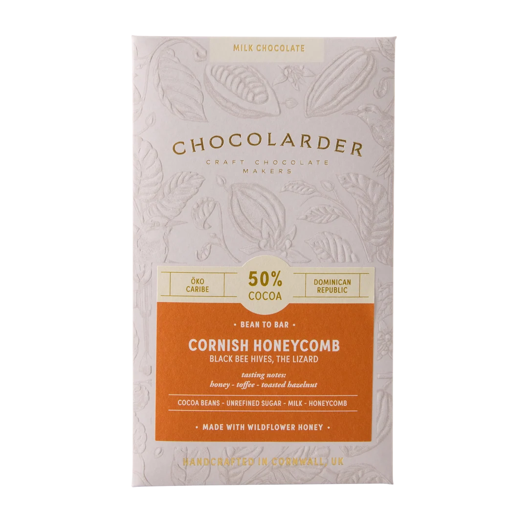 Cornish Honeycomb 50% Milk Chocolate Bar