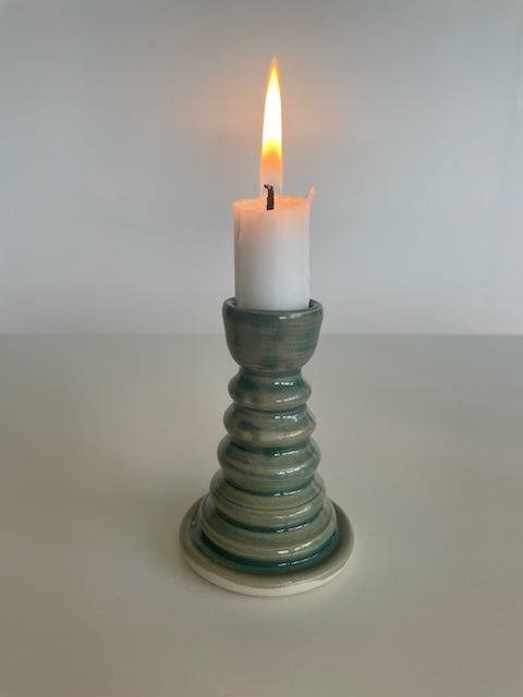Teal Nyn Chess Candle Holder