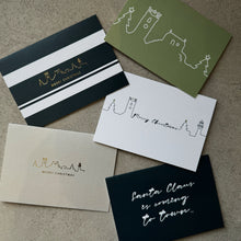 Load image into Gallery viewer, Multipack Set of 5 Landscape Christmas cards

