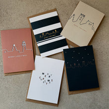 Load image into Gallery viewer, Multipack Set of 5 Portrait Christmas cards
