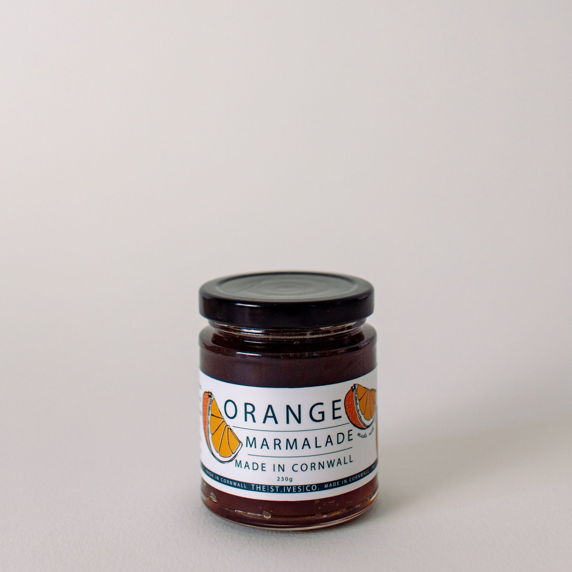 ORANGE_MARMALADE_JAM_SMALL_BATCOragne Marmalade. Made in Cornwall for The St Ives Co. small batch, artisan, gift. souvenir. 
