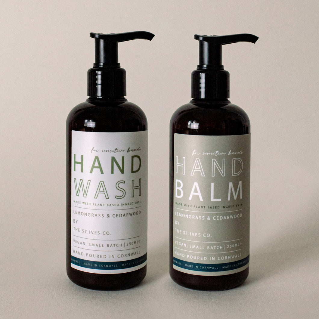 Lemongrass & Cedarwood Hand Wash & Balm - The St. Ives Co.