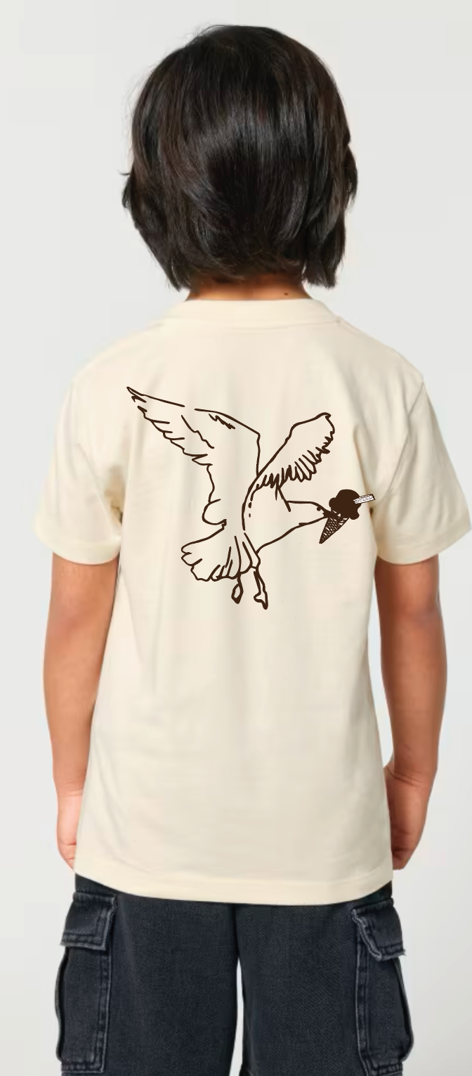 Natural 'Watch Out' Kids T shirt - The St. Ives Co.
