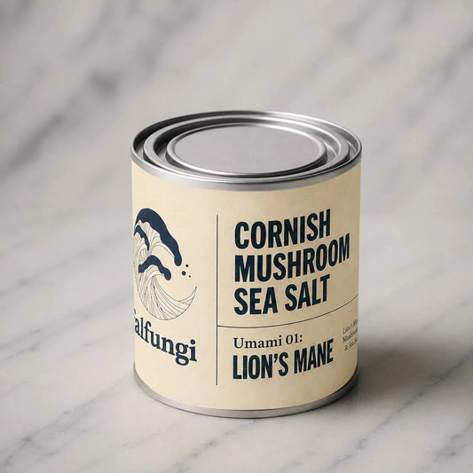 Cornish Mushroom Sea Salt Umami no 1: Lion’s mane 75g
