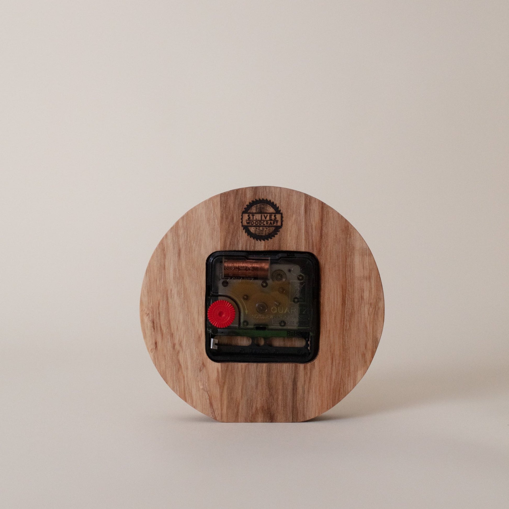 St. Ives Woodcraft Desk Clock - The St. Ives Co.