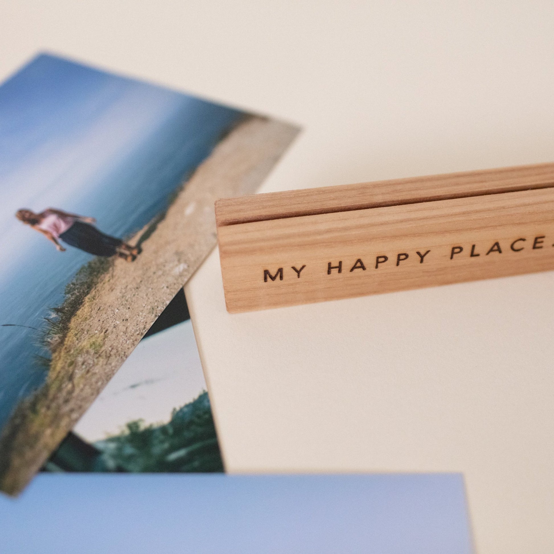 'My Happy Place' Wooden Photo Holder - The St. Ives Co.