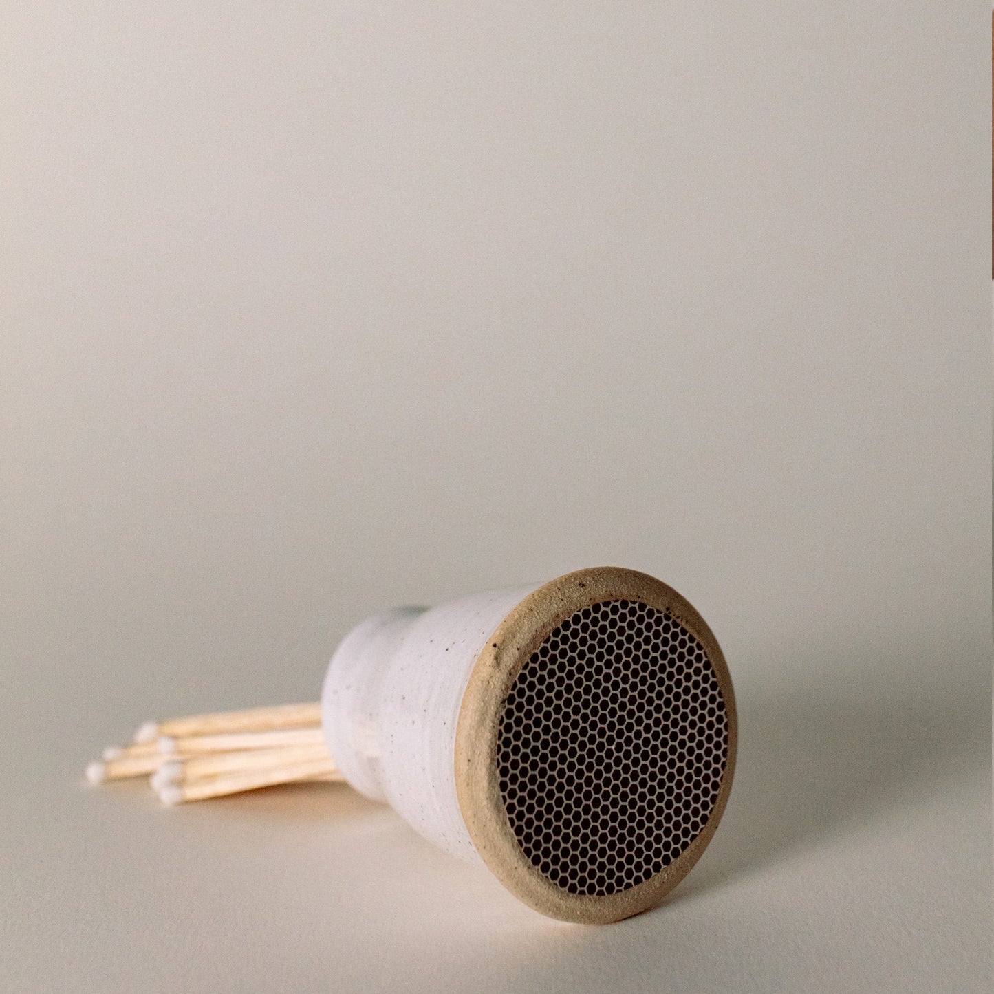 White Match Stick Pot - The St. Ives Co.