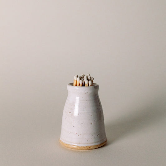 White Match Stick Pot - The St. Ives Co.