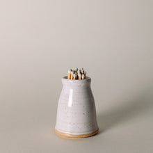Load image into Gallery viewer, White Match Stick Pot - The St. Ives Co.
