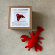Load image into Gallery viewer, Larry The Lobster DIY felting kit
