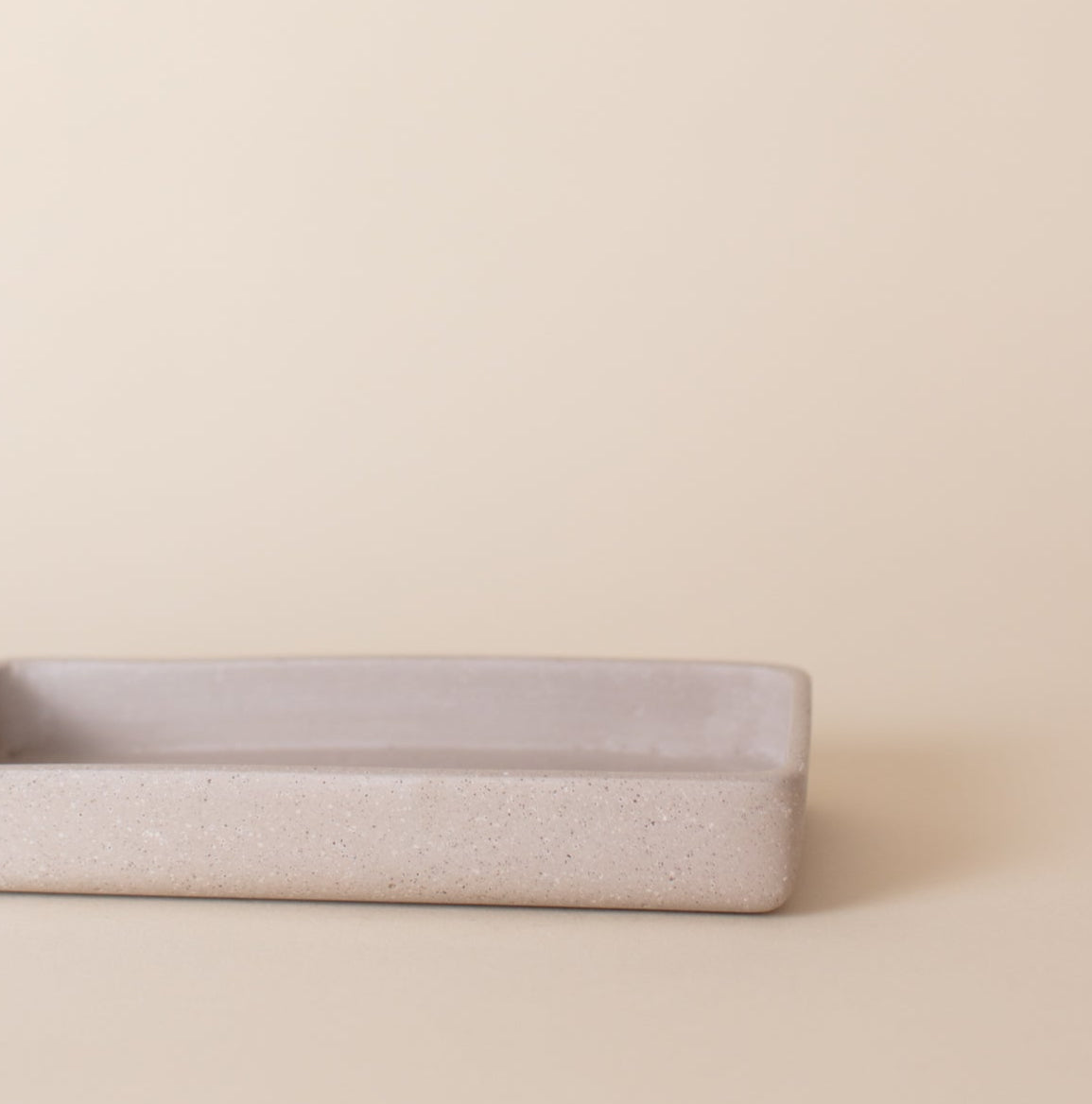 Cream Cement style Trays