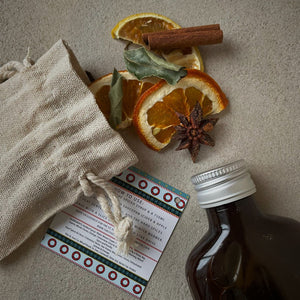 Porthminster Mulled wine Spiced Syrup with Citrus Spices - The St. Ives Co.