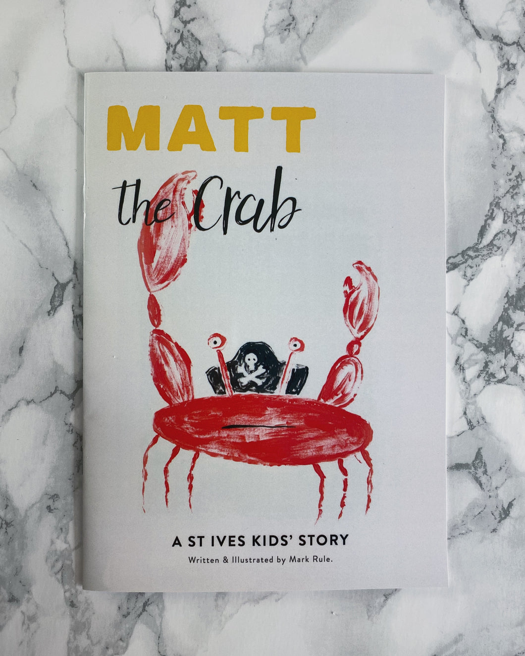 Matt the Crab St. Ives Story Book - The St. Ives Co. Cornwall Cornish Souvenir Holiday beach Children Activity Fun Adventure Friends Gift 