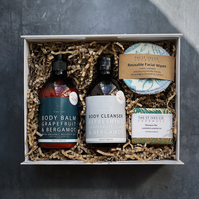 Luxury Shower Experience Cornish Hamper - The St. Ives Co.