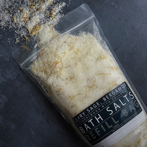 Refill Bath Salts - Clary Sage, Bergamot and Sandalwood