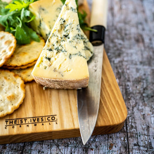 St Ives Woodcraft Platter Board Unique Cornish Cornwall Cheese Chutney Snacks 