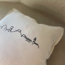 Load image into Gallery viewer, Cream St. Ives Skyline Linen Cushion
