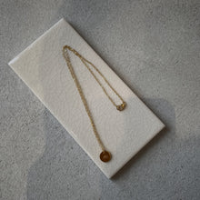 Load image into Gallery viewer, Gold Wave Charm Necklace
