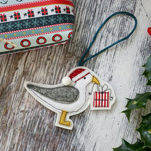 Load image into Gallery viewer, Seagull Christmas Decoration - The St. Ives Co.
