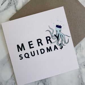 Happy Squidmas Christmas Greeting Card - The St. Ives Co.
