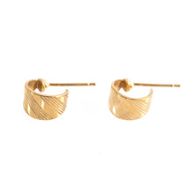 Load image into Gallery viewer, HH Huggies Gold Earrings
