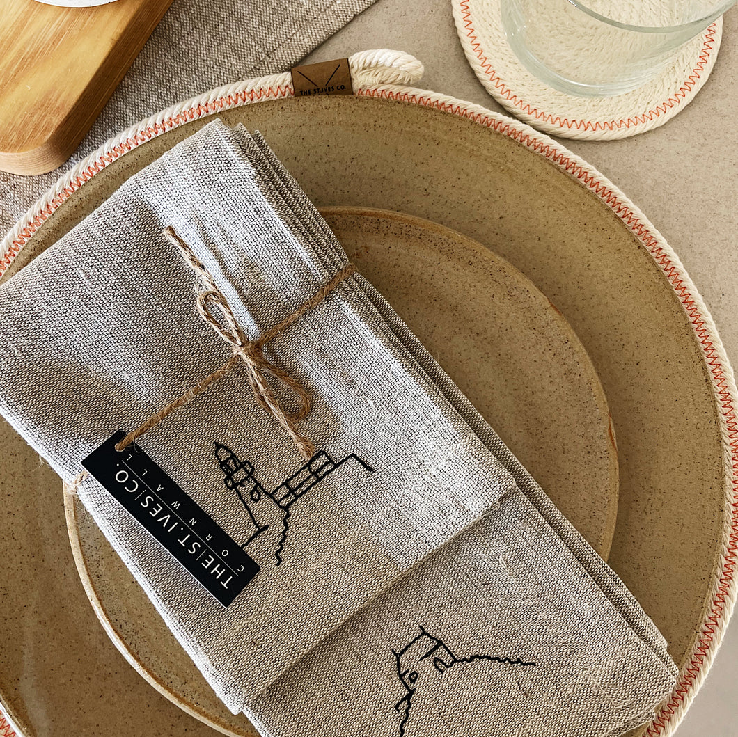 Set of 2 St. Ives Linen Napkins