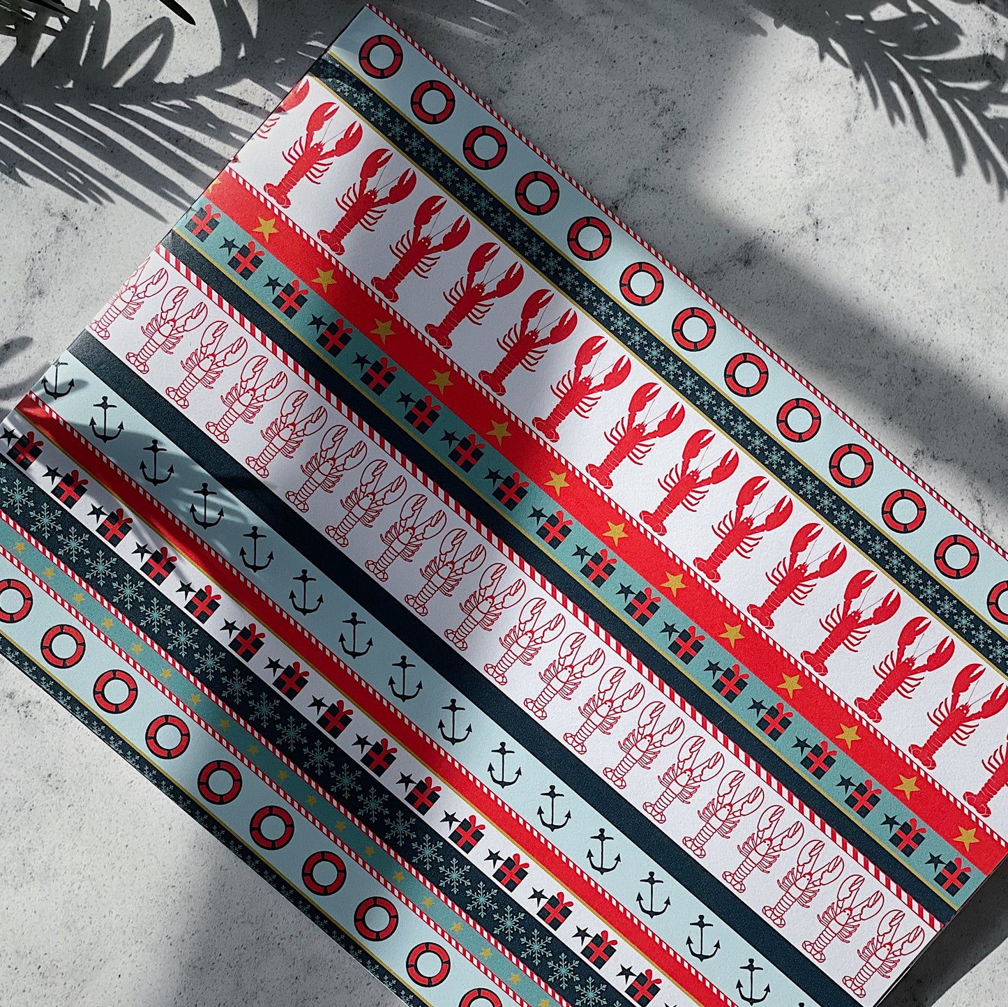 Lobster Wrapping Paper Pack of 3 - The St. Ives Co.