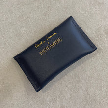 Load image into Gallery viewer, Navy Leather Card Holder
