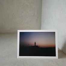 Load image into Gallery viewer, Nick Pumphrey Lighthouse &amp; Fisherman Greeting Card
