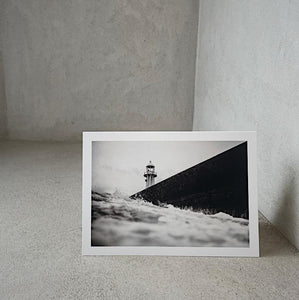 Nick Pumphrey Black & White Lighthouse Greeting Card