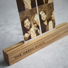 Load image into Gallery viewer, &#39;Our Happy Place&#39; Wooden Photo holders - The St. Ives Co.
