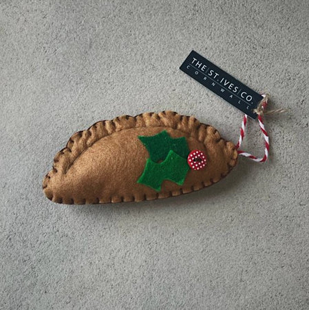 Cornish Pasty Christmas Decoration