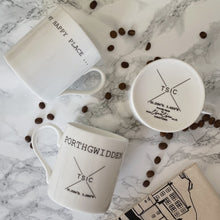 Load image into Gallery viewer, My Happy Place &#39;Porthgwidden&#39; China Mug - The St. Ives Co. Cornwall Cornish Souvenir Holiday beach Gift Present Quality Best Tea Coffee Drink Mug Cup 

