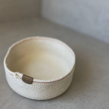 Load image into Gallery viewer, Large Rope Cotton Bowls with Orange edge
