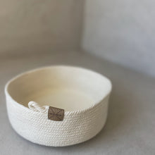 Load image into Gallery viewer, Large Cream Cotton Rope Bowls
