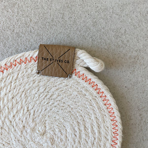 Set of 2 rope coasters