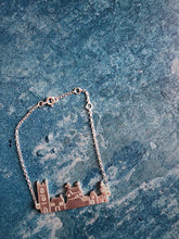 Load image into Gallery viewer, St Ives Skyline Silver Bracelet Cornish Cornwall Unique Gift One Of A Kind Perfect Best For Her Piece Of Home Beach Seaside Town Special 
