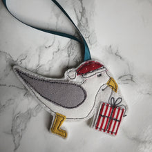 Load image into Gallery viewer, Seagull Christmas Decoration - The St. Ives Co.
